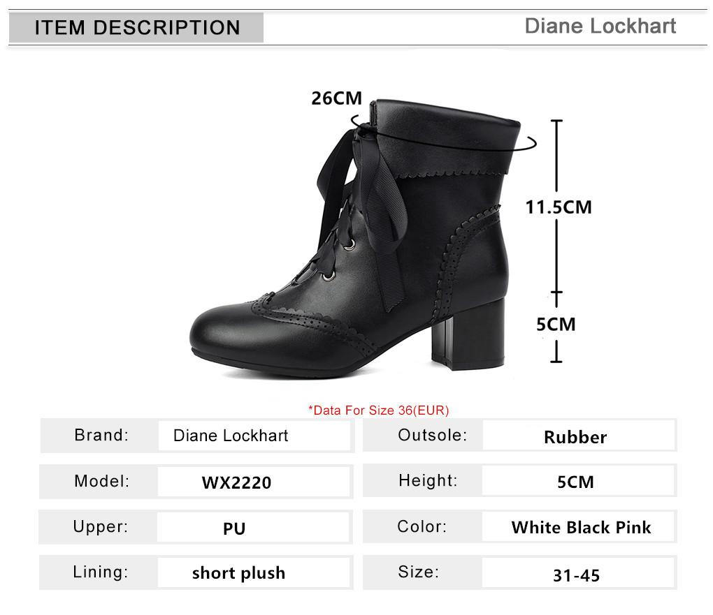 Мода 2025Новые женские туфли на шнуровке на квадратном высоком каблуке Ботильоны на шнуровке Ретро Женские с острым носком на толстой подошве Короткие ботильоны Белые Черные