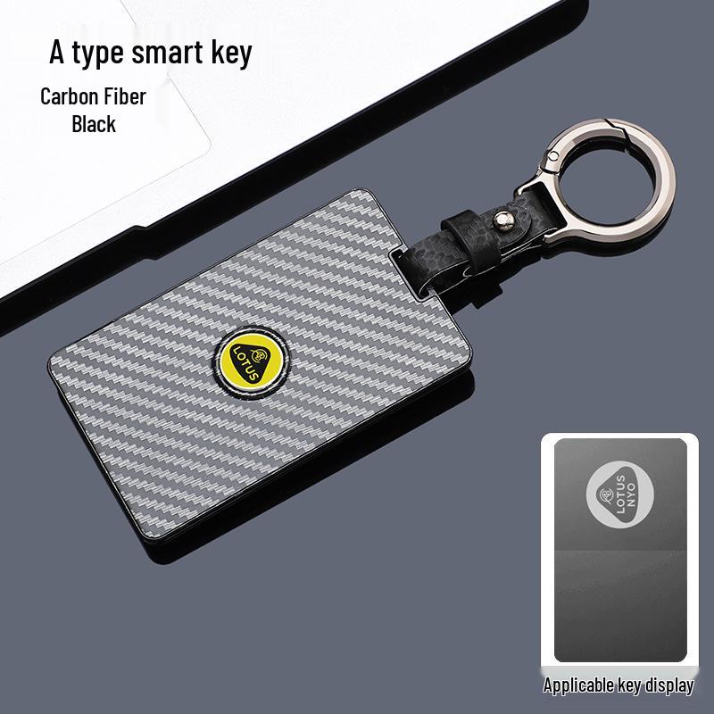 Держатель для карт NFC с цветочным узором Lotus ELETRE/EMEYA Чехол для автомобильного ключа из углеродного волокна