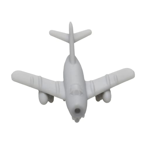 10PCS DIY Model Russian Mig-17 Fighter Jet Model Mold with Landing Gear for 3D Military Aircraft Model (1/700(16mm))