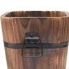 Wooden Barrel Planter Flower Pot Birthday Gift Plant Container Rustic for Indoor and Outdoor Patio
