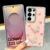 Luxury TPU Glitter Butterfly Shockproof Case for for S25 Ultra/S23/S24 FE/A07/A17 5G Bling Bling Cover