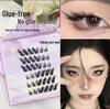Zhixian No-Glue Self-Adhesive Cat Elf False Eyelashes - Super Soft Single Cluster LL001