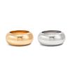 SHIXIN 2Pcs/Set Exaggerated Round Big Wide Bracelets for Women Simple Geometric Stackable Chunky Bangle Bracelet Fashion Jewelry