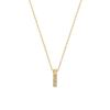 VA Vendome Aoyama K10 Yellow Gold Necklace with White Topaz GJVN051440TH