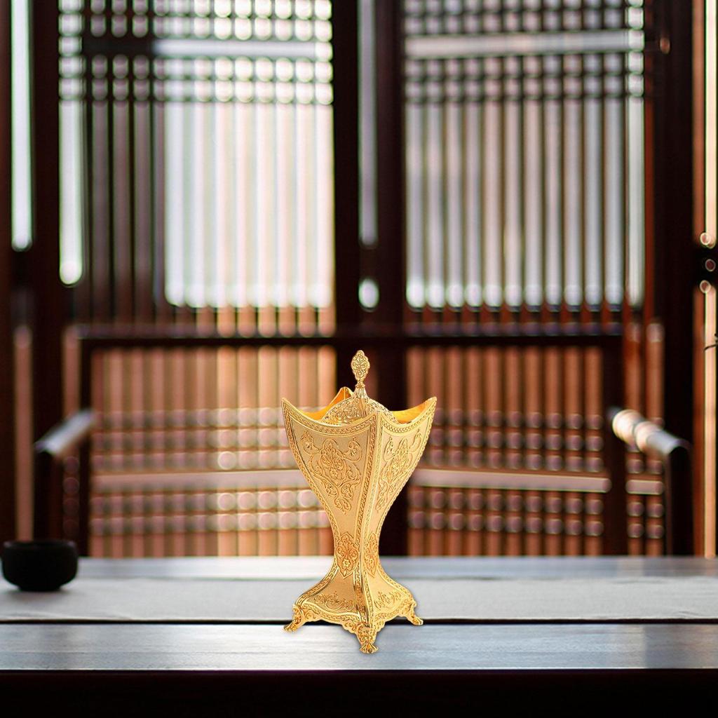 CHERENCE Office Decoration 11x11x29cm Portable European Floral Patterns.