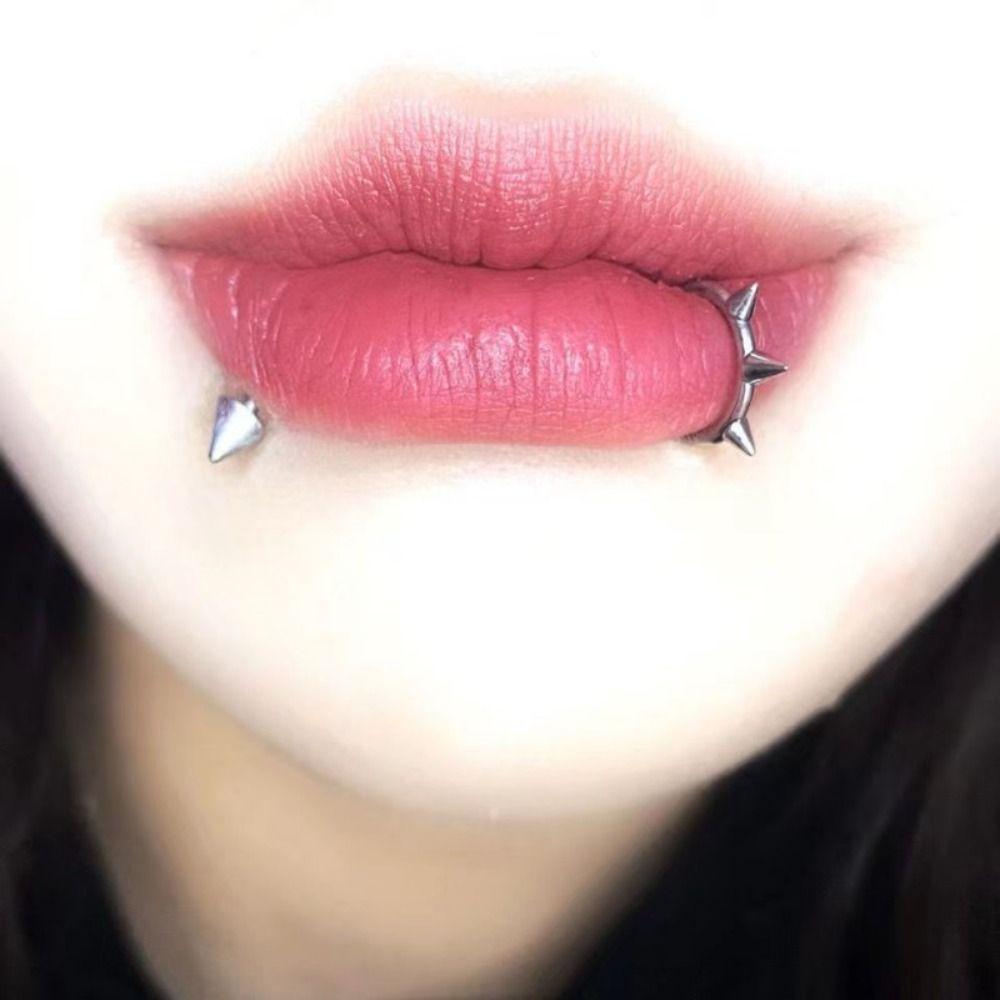 1PC Non-Pierced Fake Nose Ring Cool Hip Hop Stainless Steel C Clip Lip Ring Women Body Jewelry