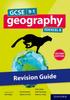 The GCSE 9-1 Geography Edexcel B Second Edition: Revision Guide Book