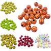 10Pcs 12mm Basketball Football Tennis Ball Creative Loose Beads DIY Jewelry Making Crafted Accessories