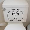 Creative Stick Figure Expression Bathroom and Toilet Decoration Beautification Toilet Stickers