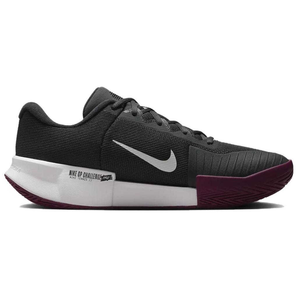 Nike Zoom GP Challenge Pro HC Темно-дымчато-серый Черный Пыльный Фотон Сангрия Мужские Теннисные Кроссовки FB3145-008