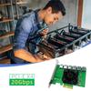 PCIE 1 To 6 PCI Express X4 20Gb 1 To 6 Riser Card Adapter PCI-E Slot 4X To 16X USB 3.0 Riser Extender For Bitcoin Miner Mining