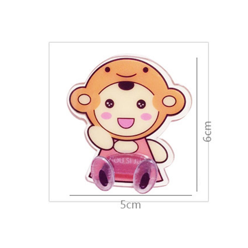 Wall Hangers Animal Pattern PET ABS Material Stable Load Bearing Self Adhesive Hooks for Office for Power CordChicken