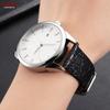 Матовый кожаный ремешок для часов с тиснением под крокодила для Longines 20 мм 18 мм 13 мм Сменные ремешки для мужчин Женщин Черный Коричневый Ремешок для часов