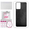 apgo Protective Skin Sticker for the Back Compatible with Infinix Note 12i, Wrap Film, Foil, Vinyl - Pattern Black Leather