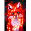Full 5D Diy Diamond Painting Cartoon Red Fox Embroidery Cross Stitch Home Decor Handmade Gift