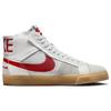 Nike Zoom Blazer Mid Premium SB Deconstructed - Platinum University Red Gum Unisex Sneakers Grey Summit-White Pure-Platinum FD5113-100