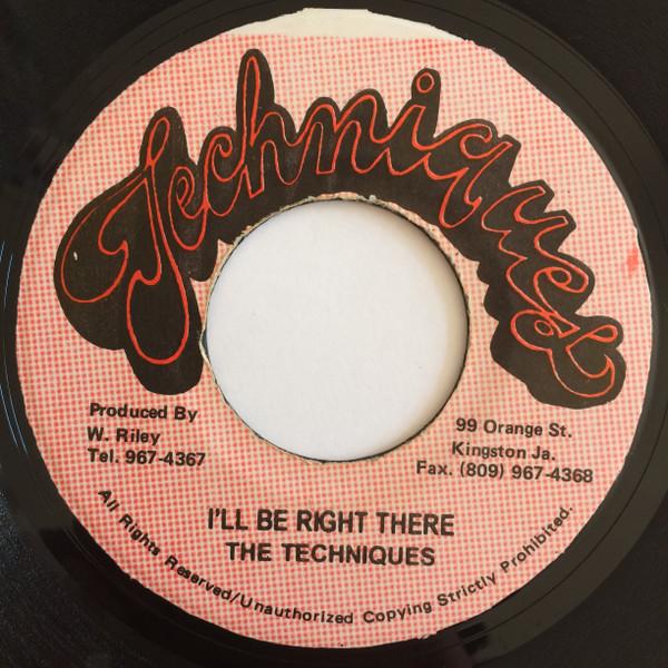 7inch Record TECHNIQUES - I''ll Be Right There NONE Techniques Jamaica Reggae, Ska & Dub Used