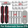 Совместимо для Roborock Saros Z70 Аксессуары Пылесборник Тряпка для швабры Hepa Фильтр Запасные части