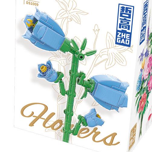 Flower Model Eternal Bouquet Building Blocks Creative Home Desk Plant Decoration Assemble Bricks Educational Toy Girl Kids Gifts