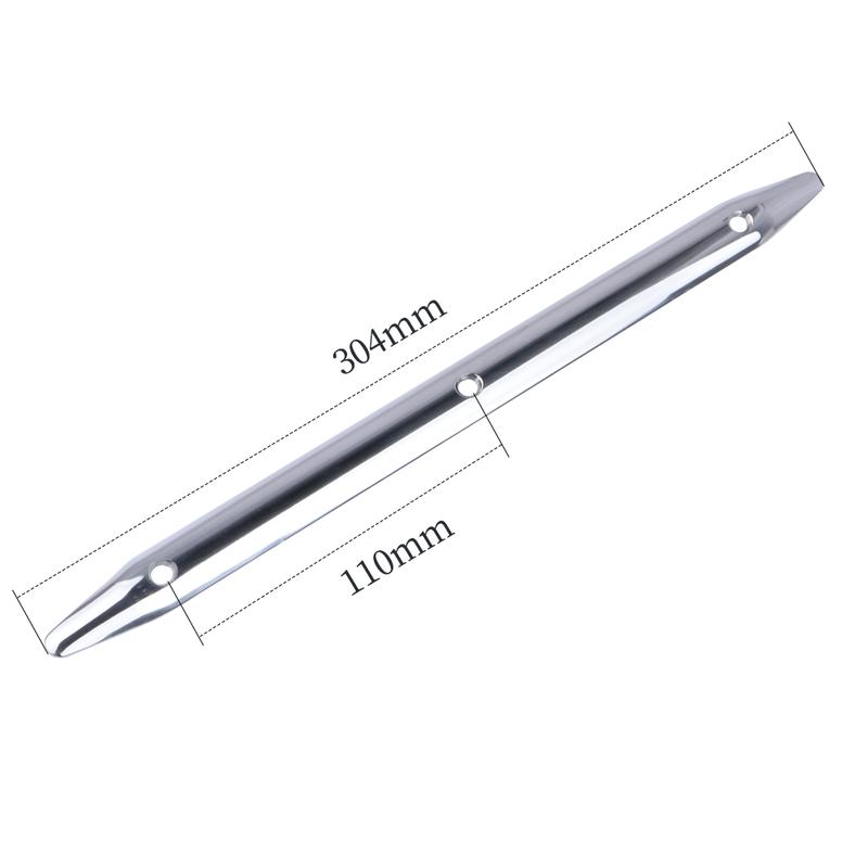 Marine Boat Anti-collision Strip Stainless Steel Anti-rub Bar Retail Bumper Crash Rub Strake