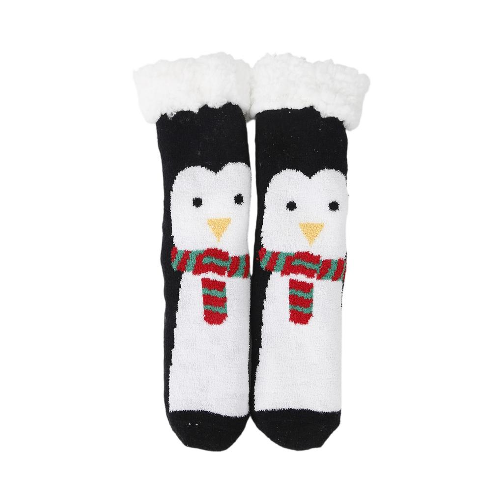 Ladies' Thick Coral Fleece Snow Socks, Lamb Fleece Sleep Socks, Mid Tube Floor Socks, Christmas Gift Socks