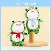 Adorable Frog Plush Toy Keychain Cute Cartoon Frog Stuffed Animal For Bags And Couples