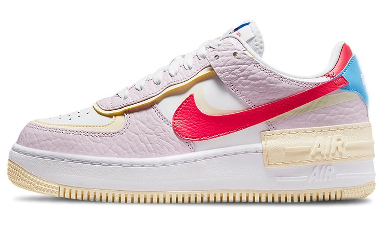 Nike Air Force 1 Low Shadow Королевский розовый Кокосовое молоко Университетский синий Слияние красного Женские DN5055-600