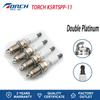 4-8 шт. Свечи зажигания Replacement для PZFR5D-11 PZFR5J-11 PZFR5Q-11 ZFR5E-11 K16GPR-U11 Двойные платиновые свечи зажигания TORCH K5RTSPP-11
