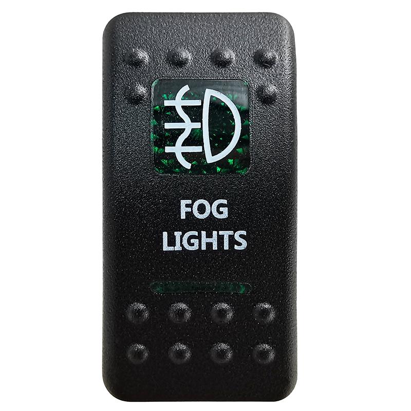 Green Led Light Bar Rocker Switch SPST 5Pins/DPDT 7Pins For Car Marine Boat IP68 NARVA Carling ARB Auto Parts Camper Replacement Switches4