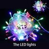 10m Drop Plug Curtain Icicle String Lights New Year Christmas LED Lights Garden Wedding Party