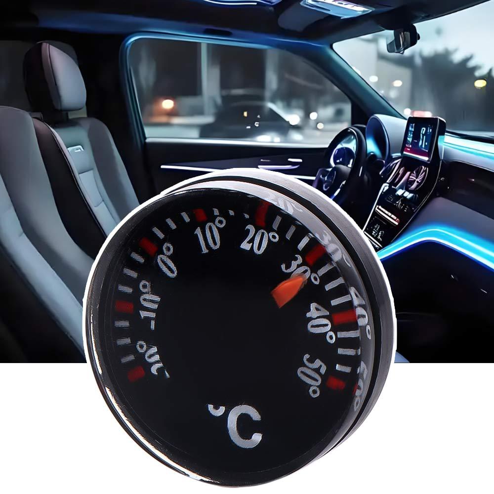 Мини-термометр круглый пластиковый высокоточный портативный с циферблатом для улицы