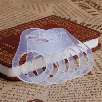 12 шт. прозрачных силиконовых колец для самостоятельной сборки детской пустышки, салфетки, соски, цепочка, зажимы, держатель, уплотнительные кольца пищевого класса, не содержат бисфенол-А