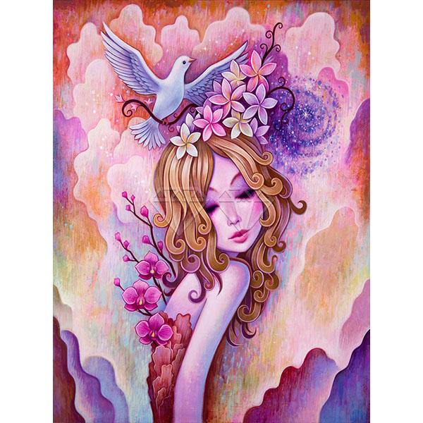 5D DIY Алмазная картина Набор Свежий комикс Красота Искусство Алмазная вышивка Стразы Украшения для дома