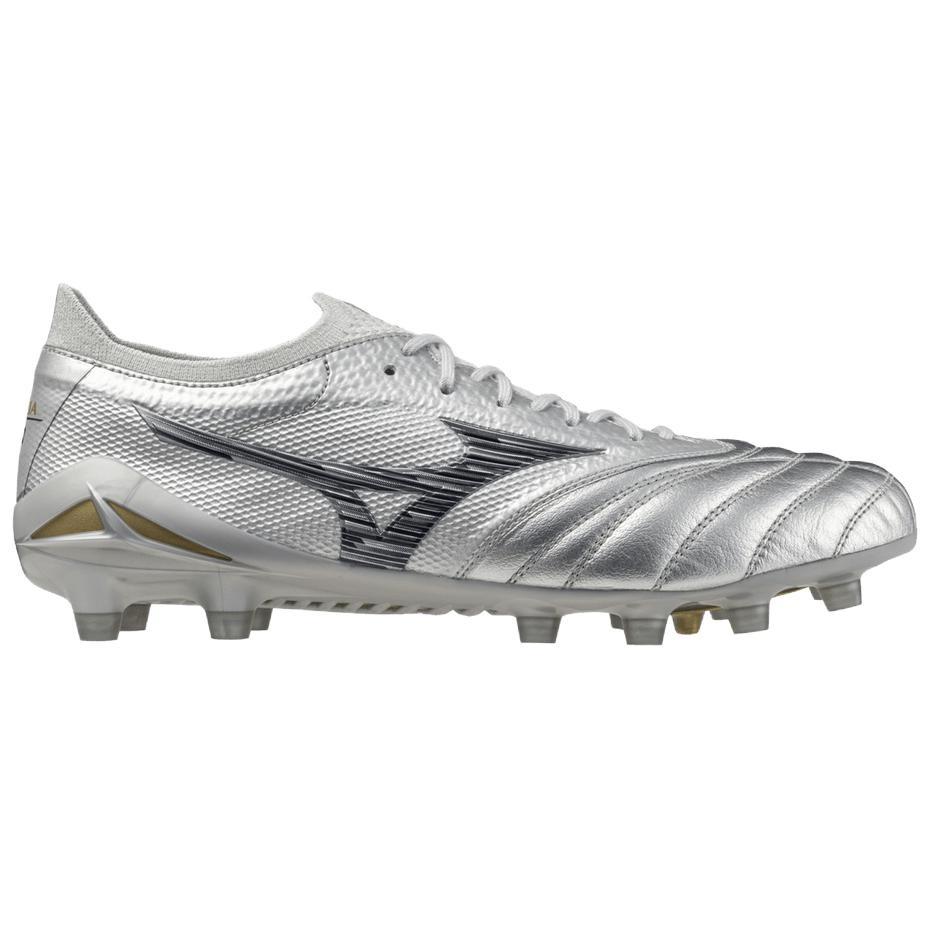 Mizuno Morelia Neo 4 Beta Japan FG 'Platinum Silver Pack Silver Gold' Men's P1GA254004