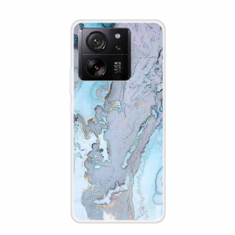 Для Xiaomi 13T 13 T pro Прозрачный силиконовый чехол Для Funda Redmi K60 Ultra Чехол для телефона ТПУ Прозрачные чехлы Мраморный мягкий чехол-оболочка