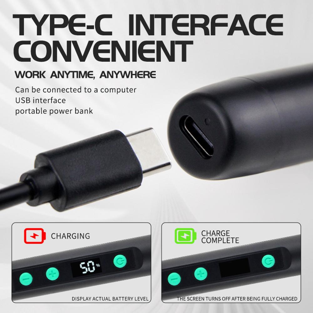 Умный USB-паяльник с регулируемой температурой, интерфейс Type-C, беспроводной, мини-паяльник