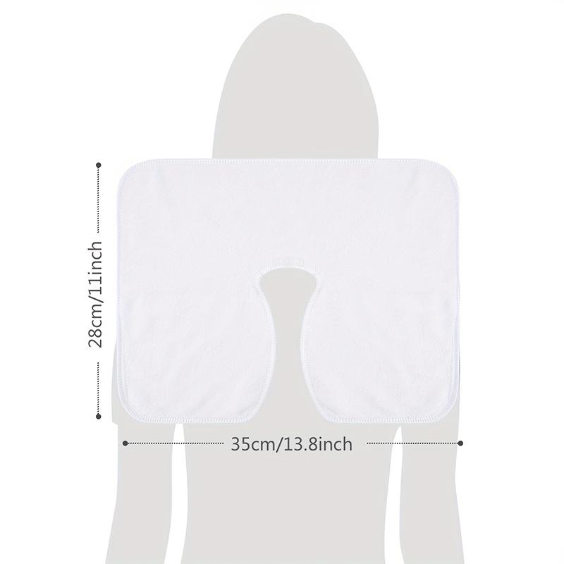 1 шт. Одноразовая накладка на подголовник для лица Эргономичный дизайн Подушка для лица для массажного стола Премиальный материал полотенца 35x28 см