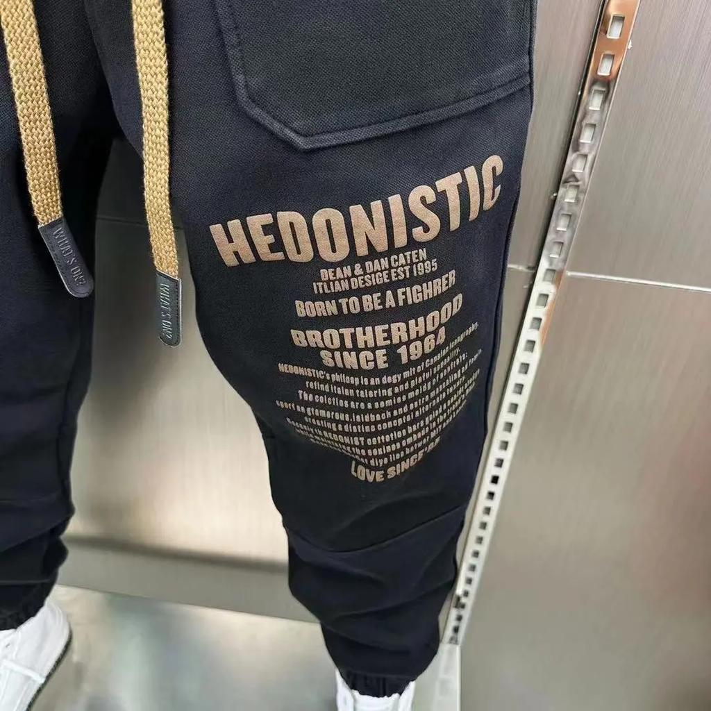 Весна Осень Мужские брюки Повседневные брюки-карго Мешковатые спортивные штаны Спортивные штаны для бега в стиле хип-хоп Уличная одежда Y2k Мужские брюки Брюки