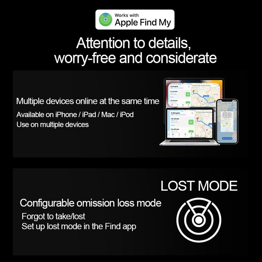 Умный GPS-трекер Mini Tag для IOS Apple Find My APP ITag Устройство напоминания о потере MFI Rated Locator Ключи от машины Pet Kids Finder