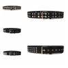 Wide Belt Y2K Leather Belt Vintage Punk Waistband Cool Rivet Waist Belt  Daily