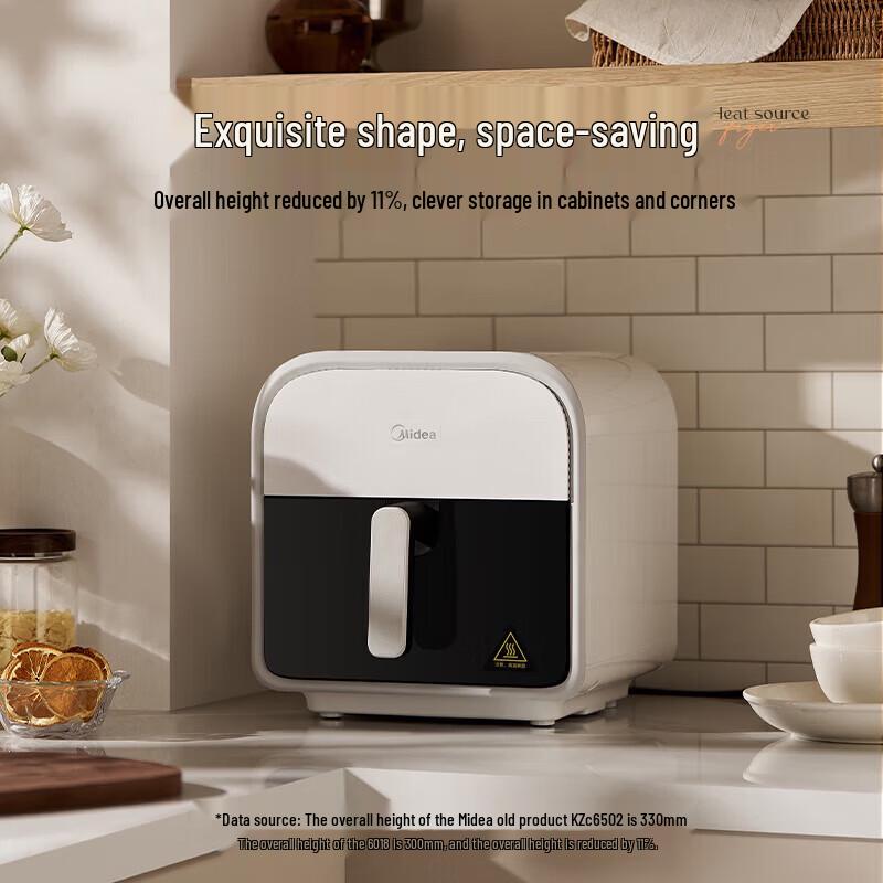 Midea 6L Kiln-Style Air Fryer with Visual Window CN plug (adapter included)