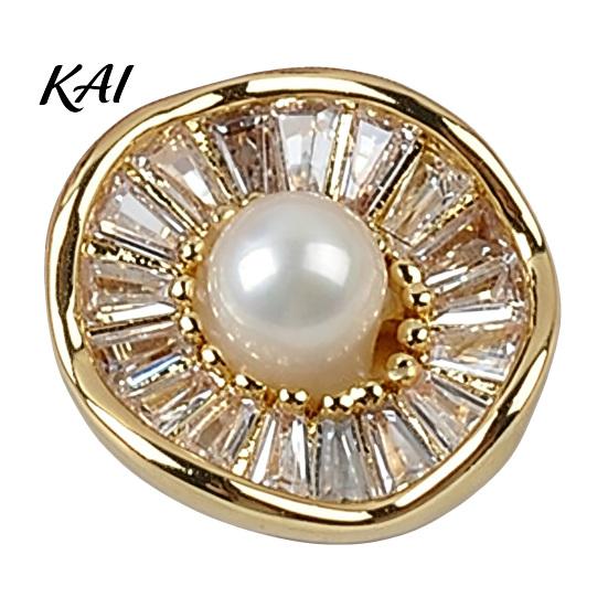 Multipurpose Magnetic Button Faux Pearl Pin, No Sew Safety Decorative Clothing Pins for Scarf Shirts Sweater, Reusable Brooch Anti Exposure Buttons