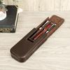Handmade Genuine Leather Pen Case Multicolor 3 Slots Luxury Brand Pen Box Removable Pen Tray Protective Pen Pouch