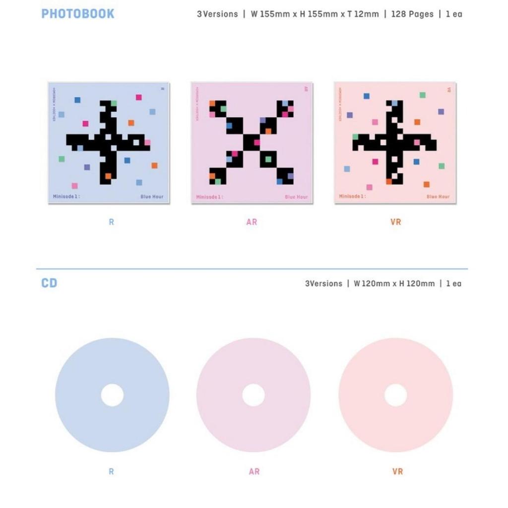 TXT МИНИСОД 1. ГЛАВА СНОВ : СИНИЙ часовой альбом