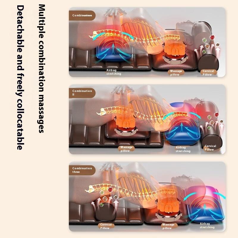 Матрас для всего тела матрас Бытовой шейный массажный инструмент Электрическая подушка для плеч, шеи, талии и спины