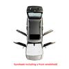 For Honda Fit Jazz 3 MK3 GK GH GP 2014 2015 2016 2017 2018  Car Sunshade Accessories UV Sun Protection Window Trim Sun Visor