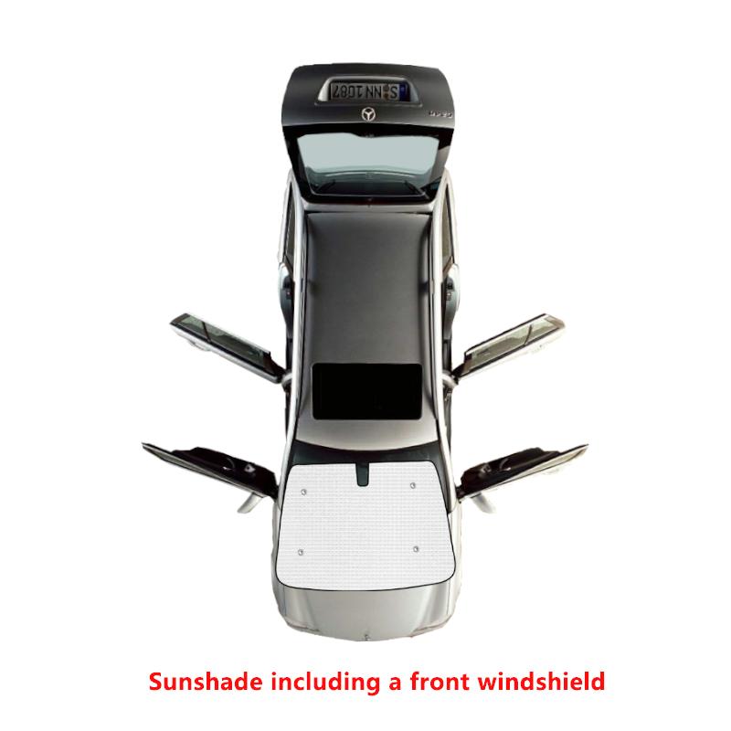 For Honda Fit Jazz 3 MK3 GK GH GP 2014 2015 2016 2017 2018 Car Sunshade Accessories UV Sun Protection Window Trim Sun Visor