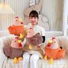 Cute Cute Big Cock Doll Plush Toy Hen Doll Children Soothing Pillow Rag Doll Birthday Gift