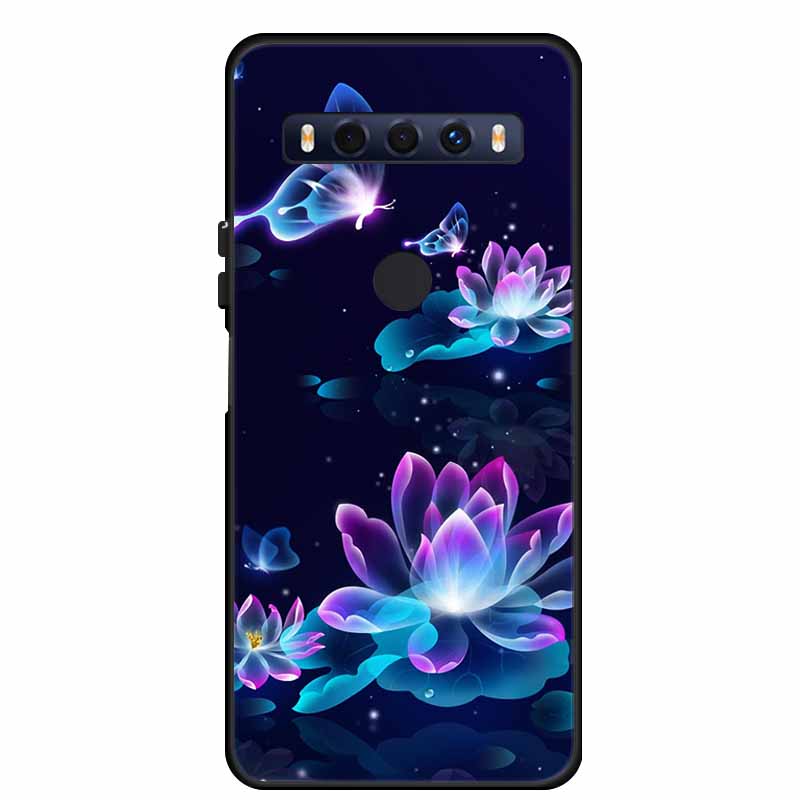 Для чехла TCL 10 SE 10SE Coque Черный ТПУ Силикон Мягкая задняя крышка Чехлы Для телефона TCL 10 SE 6.52" Funda Сумка Защитный чехол