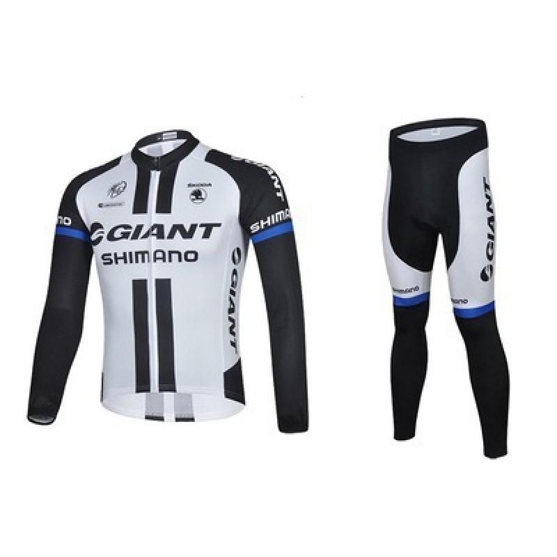 1 Mens Cycling Jersey Pants Set Long Sleeve Breathable Mesh Compression Kit Road Mountain Bike Riding